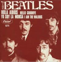 THE BEATLES Hello, Goodbye Vinyl Record 7 Inch Capitol 2019